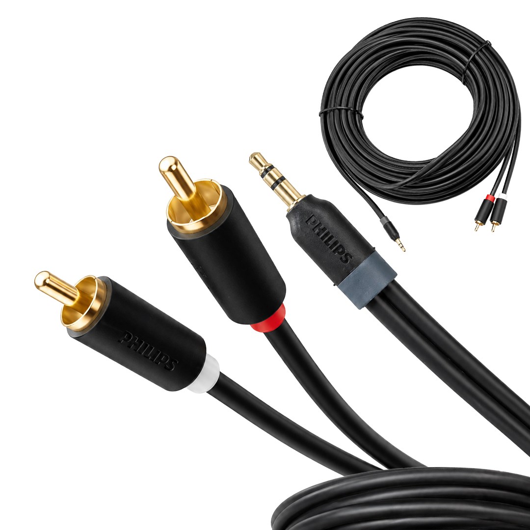 PHILIPS SWR2110/93-25 3.5MM TO 2XRCA 25 METRE KABLO