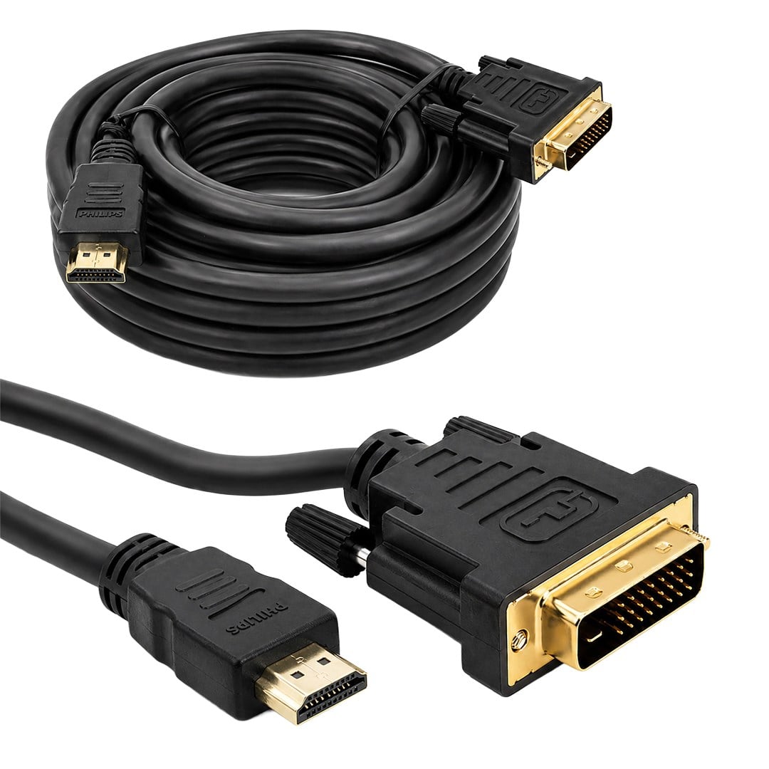 PHILIPS SWV7436G/93 HDMI TO DVI 10 METRE KABLO (24+1)