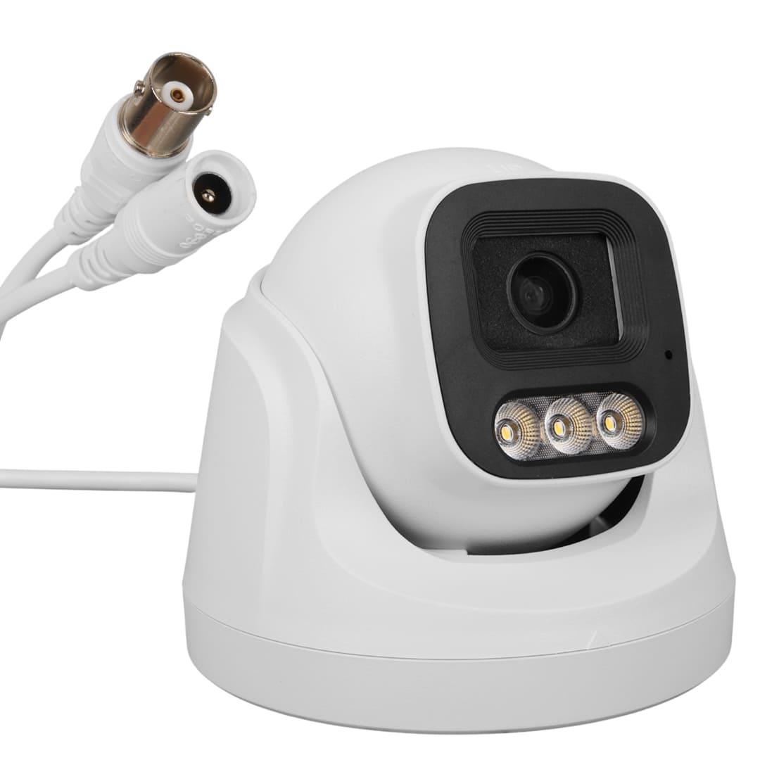 PLATO PL-37711 AHD DOME GÜVENLİK KAMERA 2MP, 3.6MM, 3 WARM LED, SESLİ, RENKLİ GECE GÖRÜŞ (MİKROFONLU)