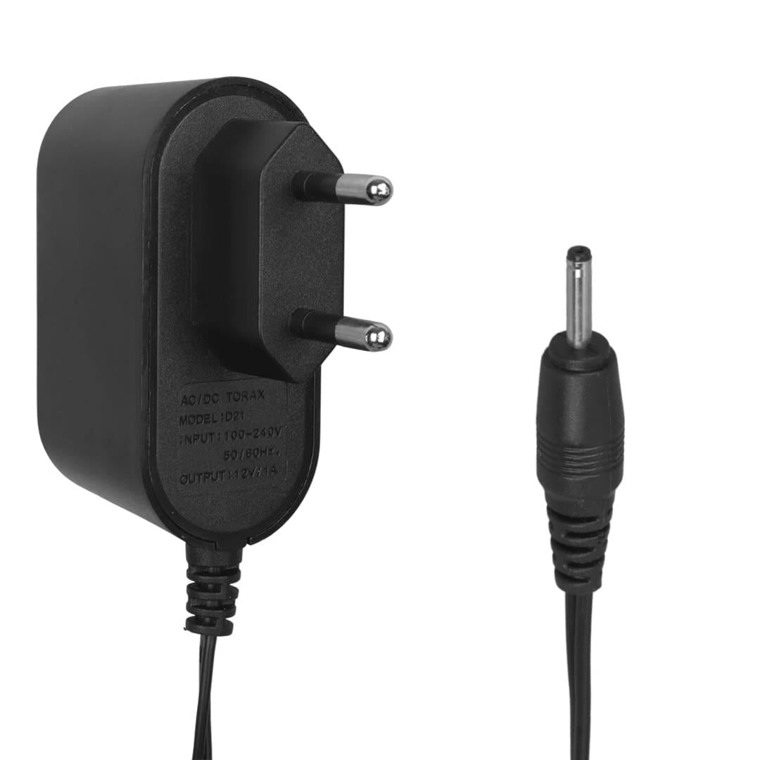 POWERMASTER 12 VOLT - 1 AMPER 2.5*0.7 MM İNCE UÇLU TABLET PC ADAPTÖRÜ