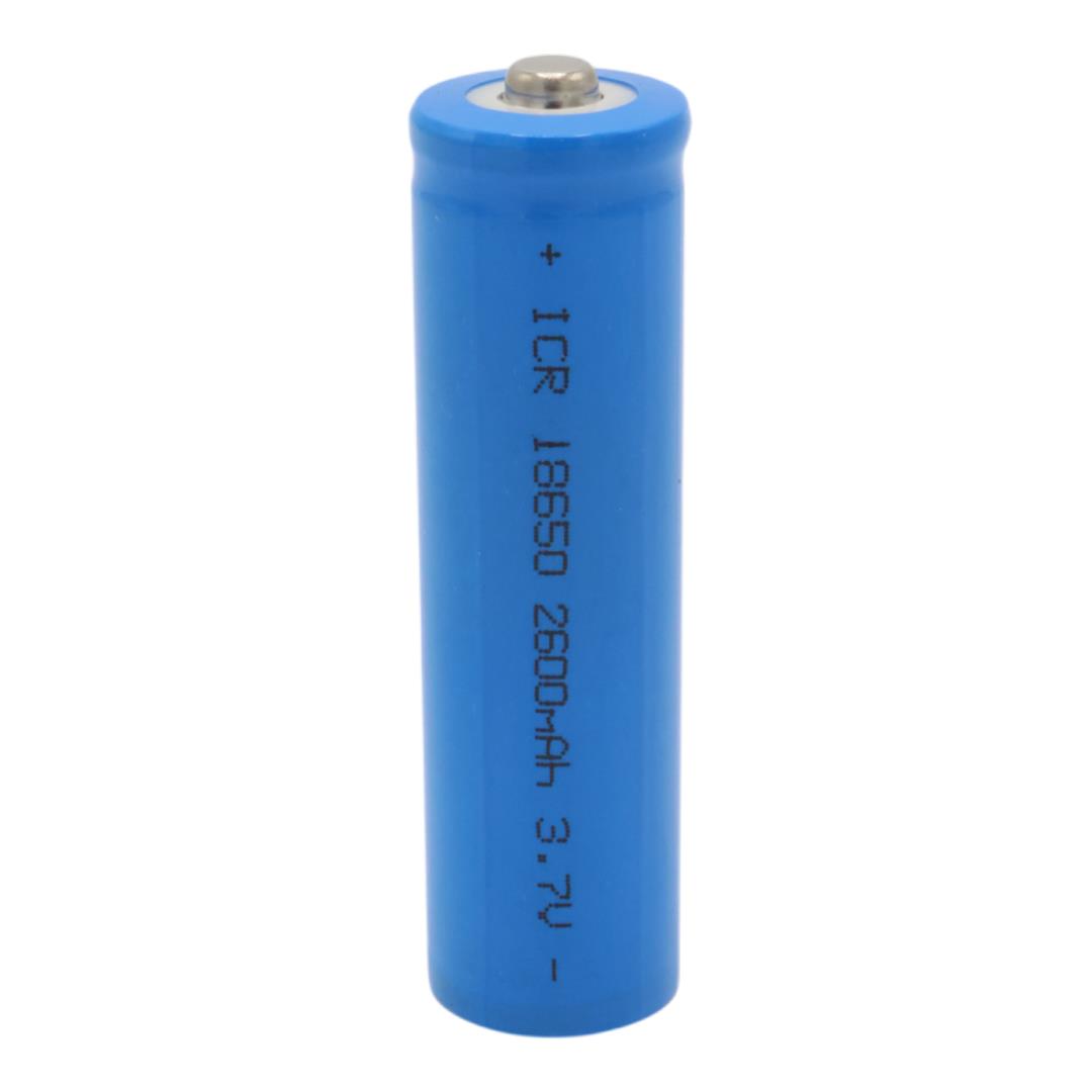 Powermaster 3.7 Volt 2600 mAh Şarj Edilebilir Li-ion 18650 Başlıklı Pil Fiyatı - Merter Elektronik
