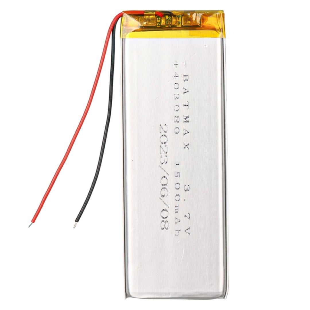 Powermaster 403080 3.7 Volt 1300 Mah Lityum Polimer Pil Fiyatı - Merter Elektronik