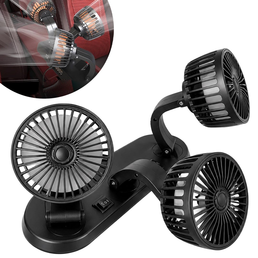 Powermaster Fan40 12 Volt Dc Çakmaklıklı Mini 3Lü Plastik Araç Fanı Fiyatı - Merter Elektronik