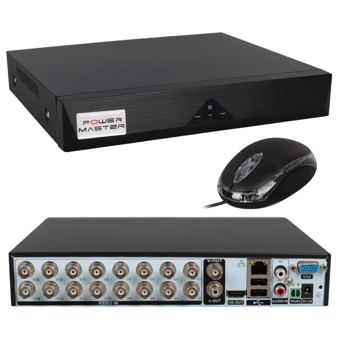 Powermaster PM-12183 16 Kanal 5 MP Destekli AHD Kayıt Cihazı Fiyatı - Merter Elektronik