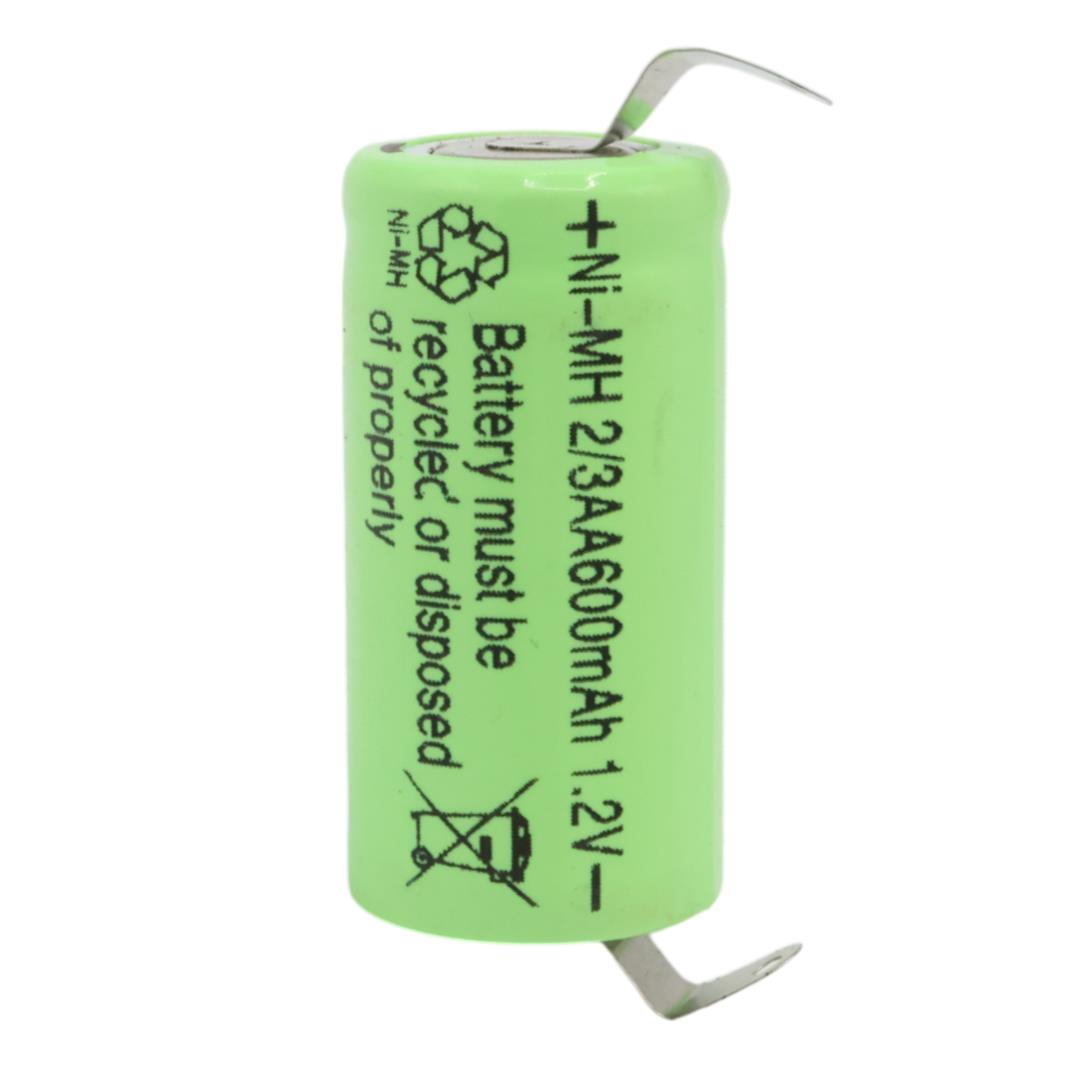 Powermaster PM-17934 1.2 Volt 600 mAh Ni-Mh 2/3AA Şarjlı Puntalı Lityum Pil PM-17934 Fiyatı - Merter Elektronik