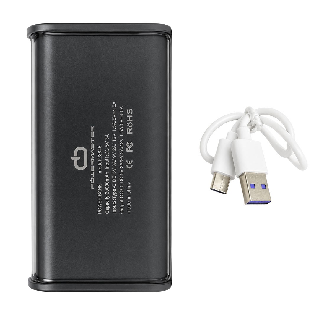 Powermaster PM-23845 20000 mAh Powerbank Fiyatı - Merter Elektronik