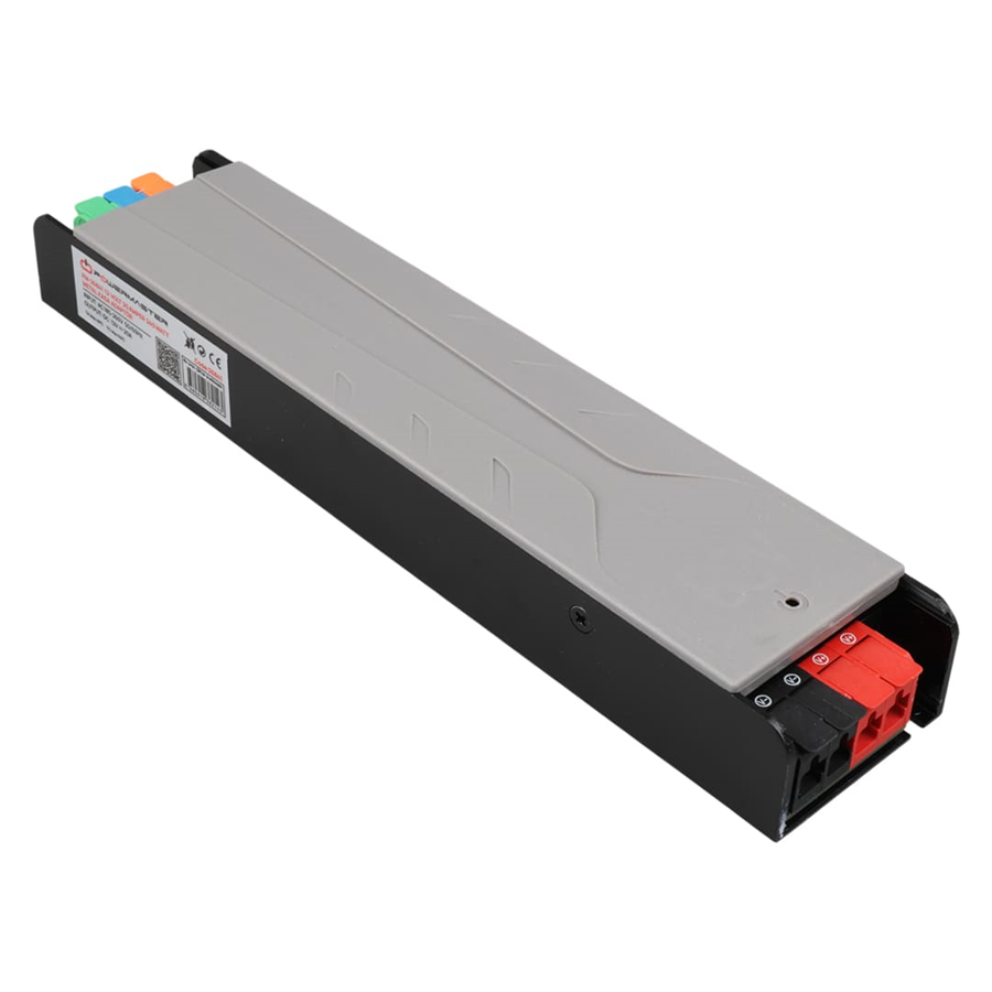 PowerMaster PM-26841 12 Volt 20 Amper 240 Watt Slim Metal Kasa Adaptör Voltaj Göstergeli 238x51x30mm Fiyatı - Merter Elektronik