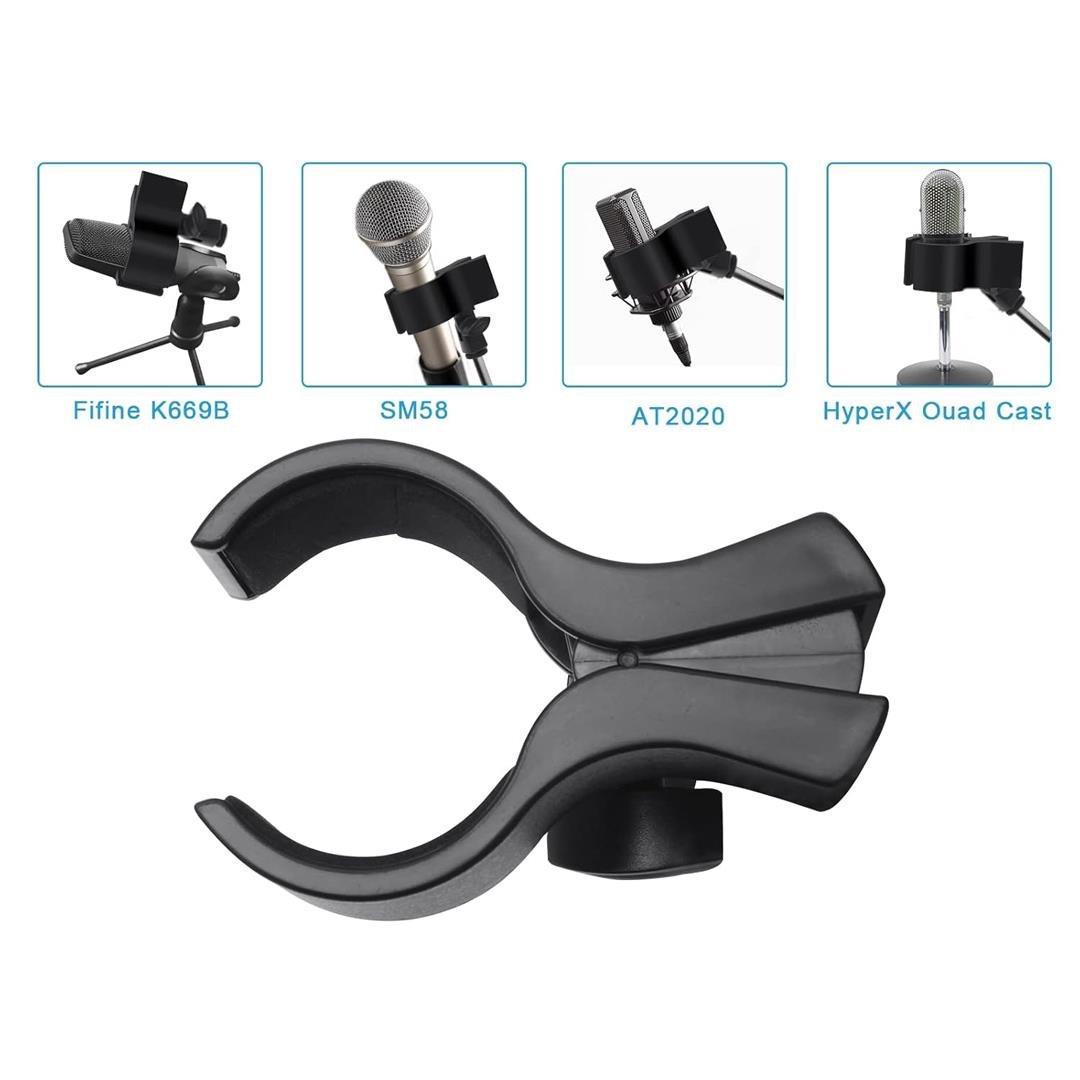 Powermaster PM-26937 Mikrofon Standı Klipsi Plastik Yaylı 3-6CM
