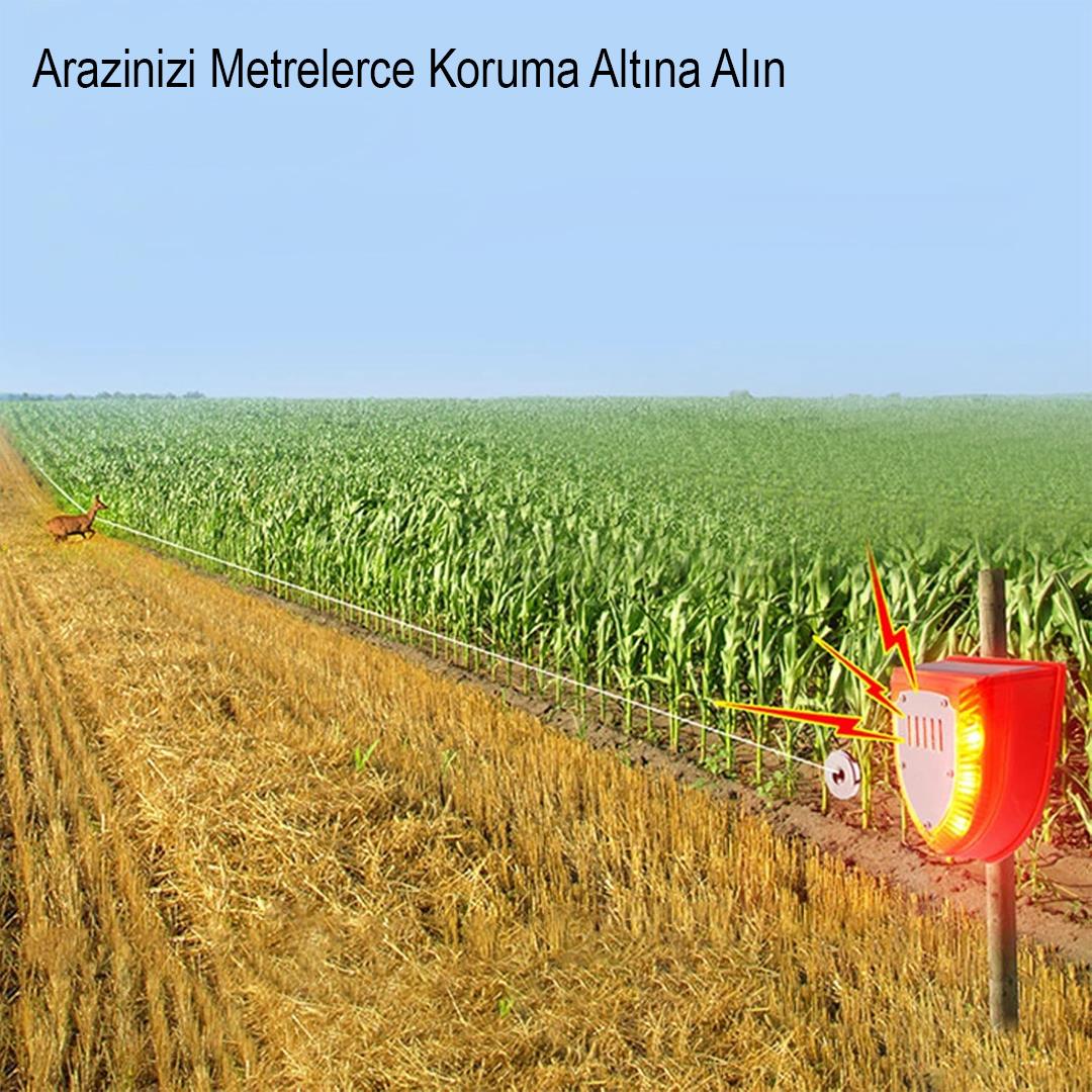 Powermaster PM-26954 Misina İle Tetikli Sesli Hayvan Kovucu Alarm Cihazı Solar Panelli