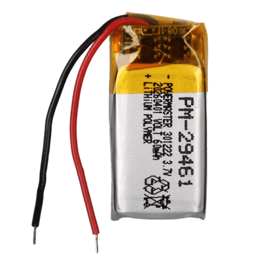 PowerMaster 301222 3.7V 60mAh Lityum Polimer (Li-po) Batarya Ciklet Pil Fiyatı - Merter Elektronik