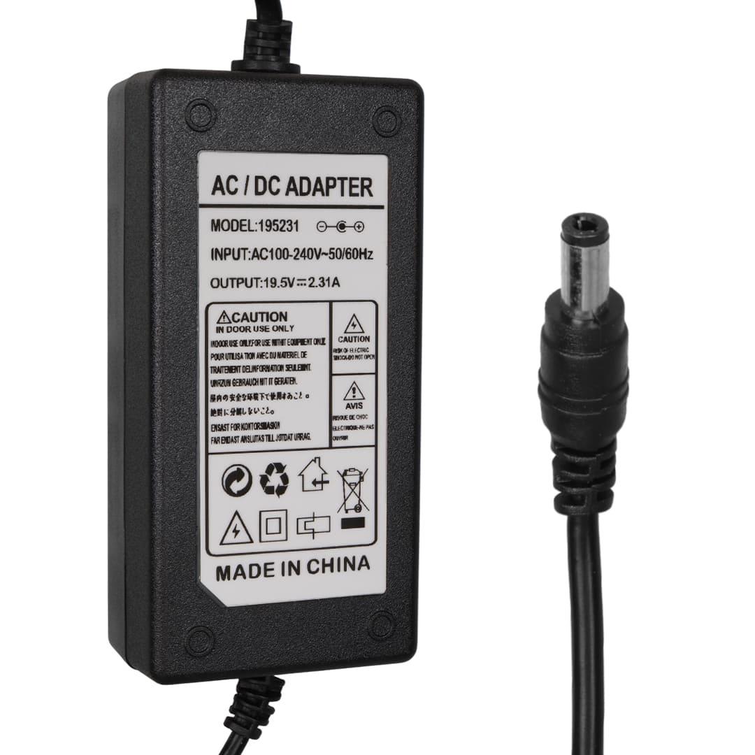 POWERMASTER PM-30991 19.5 VOLT 2.31 AMPER 5.5*2.5 MM UÇLU AC/DC NOTEBOOK ADAPTÖR