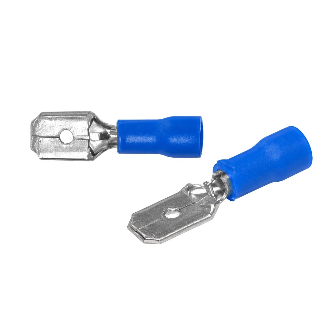 POWERMASTER PM-39061 1,5 - 2,5MM2 KESİT 0,8X6,35MM SOKET MAVİ İZOLELİ KABLO PABUCU (100'LÜ PAKET) Fiyatı - Merter Elektronik