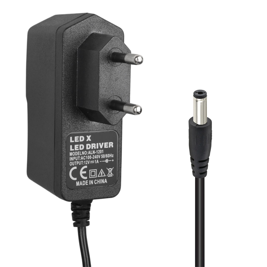 Powermaster PM-8118 12 Volt - 1 Amper 5.5*2.5 Mm Uçlu Plastik Kasa Priz Tipi Adaptör Fiyatı - Merter Elektronik