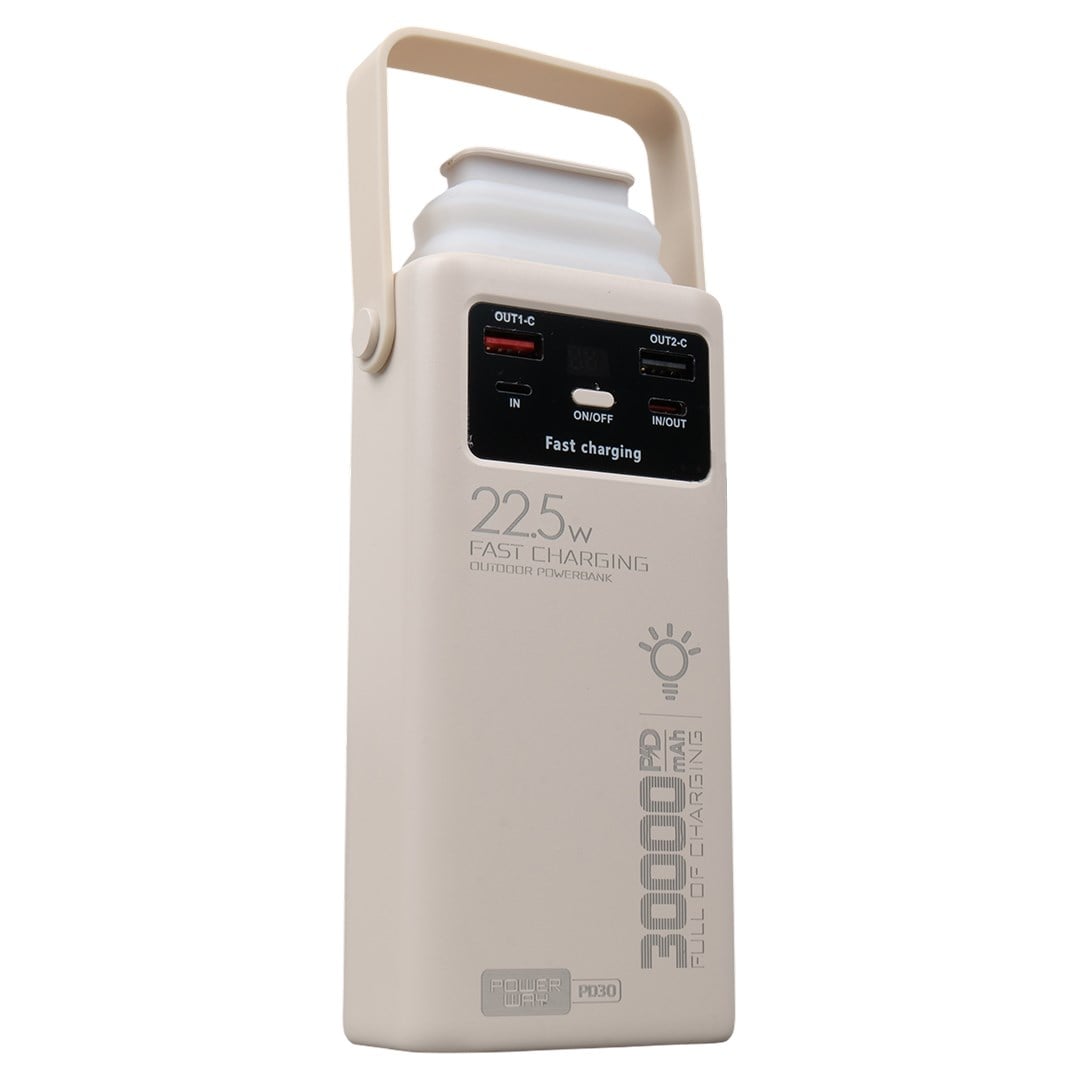 POWERWAY PD30 22.5W 30.000 MAH DİJİTAL GÖSTERGELİ POWERBANK