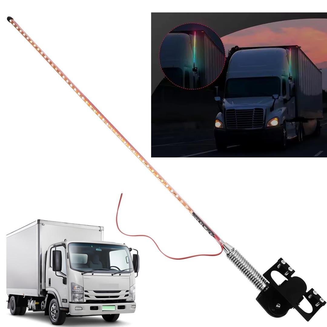 PowetMaster PM-26416 105 CM Ledli Oto Anten Fiyatı - Merter Elektronik