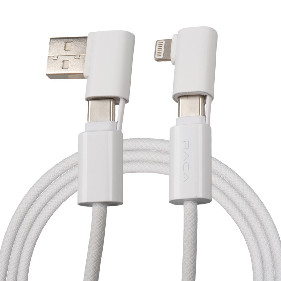 RACA RC41 4IN1 TYPE-C+USB+LIGHTNING ŞARJ DATA AKTARIM KABLOSU