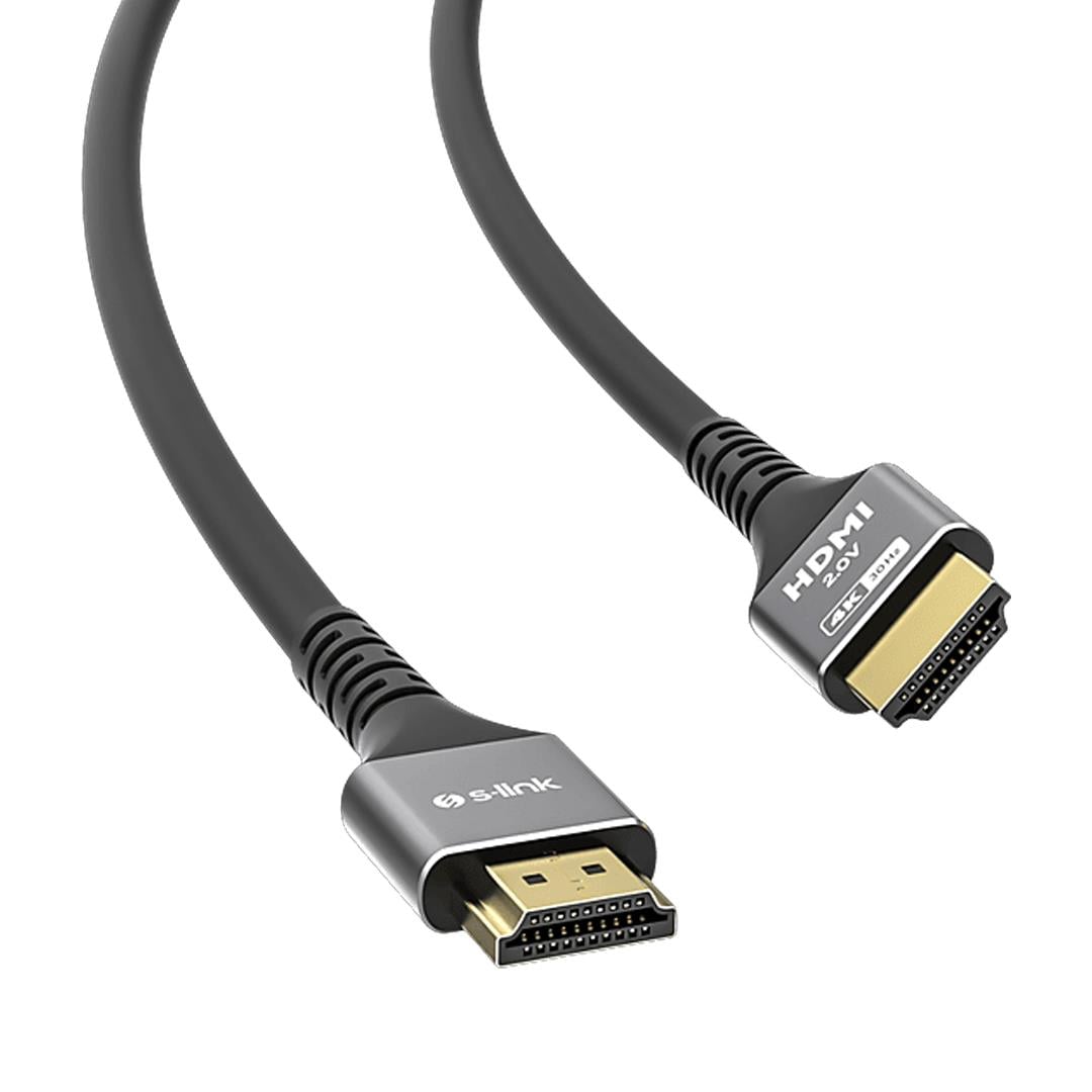 S-Lınk Slx-Hd4K15 19+1 15 Metre V2.0 4K 30Hz Metal Hdmı Kablo Fiyatı - Merter Elektronik