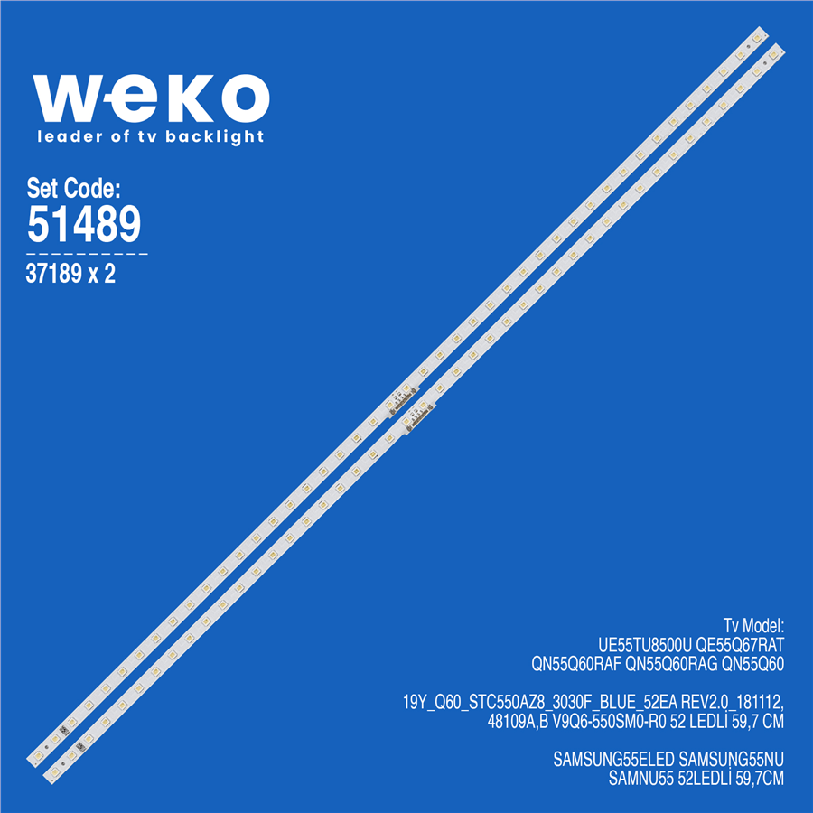 Samsung QE55Q60RAT 55'' 2 Adet Tv Led Bar Fiyatı - Merter Elektronik