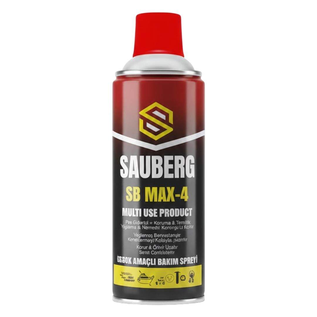 SAUBERG SB MAX-4 400ML ÇOK AMAÇLI BAKIM SPREYİ Fiyatı - Merter Elektronik