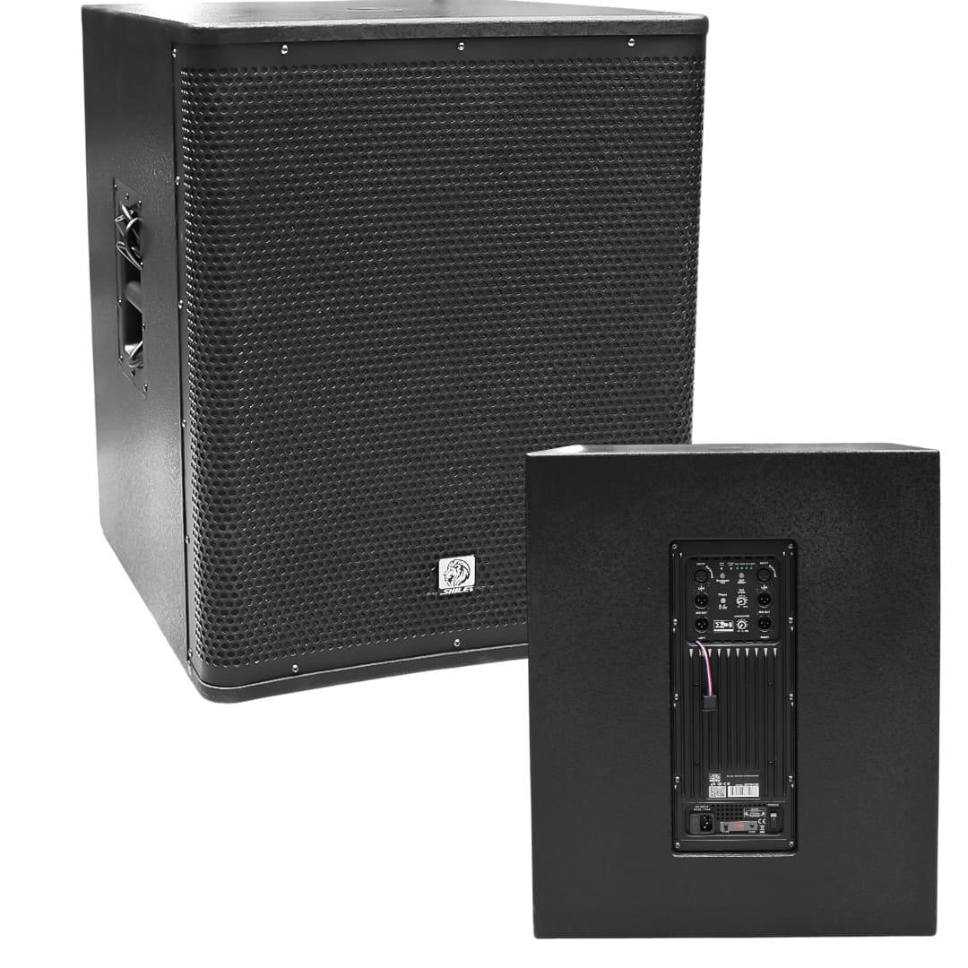 SHILE PL-15A 18 INCH 700 WATT RMS AKTİF AHŞAP SUBWOOFER Fiyatı - Merter Elektronik