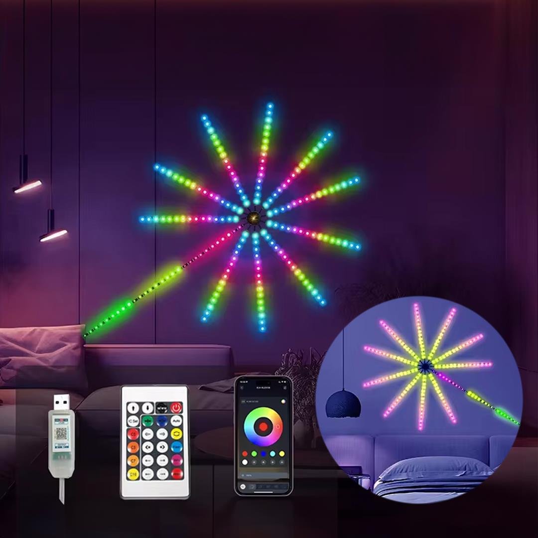 Sunup RGB LED’li Işıklı Ses Kontrüllü Havai Fişek Cihazı Fiyatı - Merter Elektronik