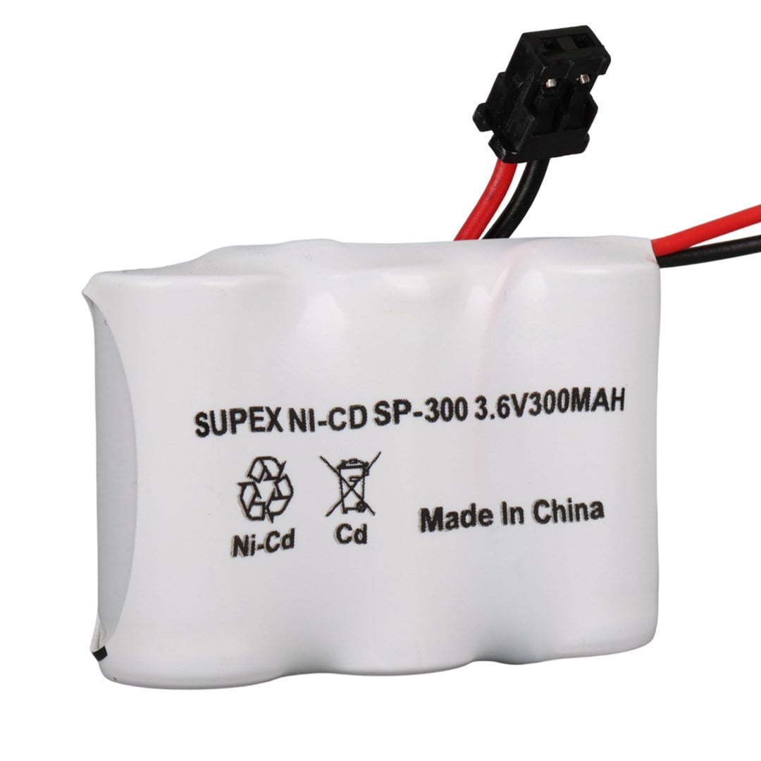 SUPEX SP-300 NI-CD 3LÜ KISA AÇIK 3.6 VOLT 300MAH TELSİZ TELEFON PİLİ