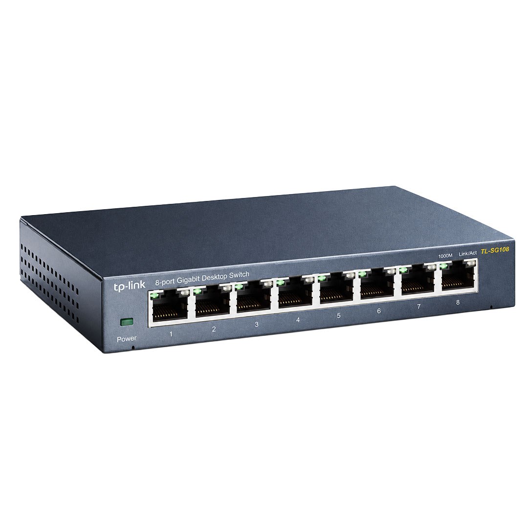 Tp-Lınk Tl-Sg108 8 Port Gıgabıt Metal Swıtch Fiyatı - Merter Elektronik