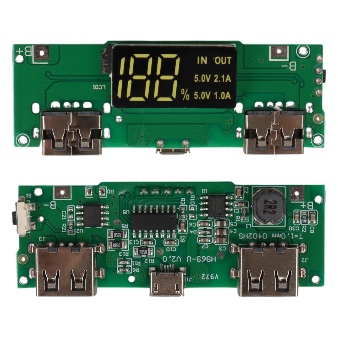 Weko WK-22851 Lityum Pil Powerbank Şarj Modülü Dijital Ekranlı İki Port 5V-2.1A Fiyatı - Merter Elektronik