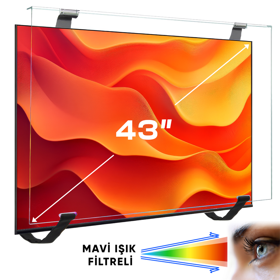 WEKO 43 INCH MAVİ IŞIK KESİCİLİ 2MM TV KORUYUCU OPTİK DIFFUSER Fiyatı - Merter Elektronik