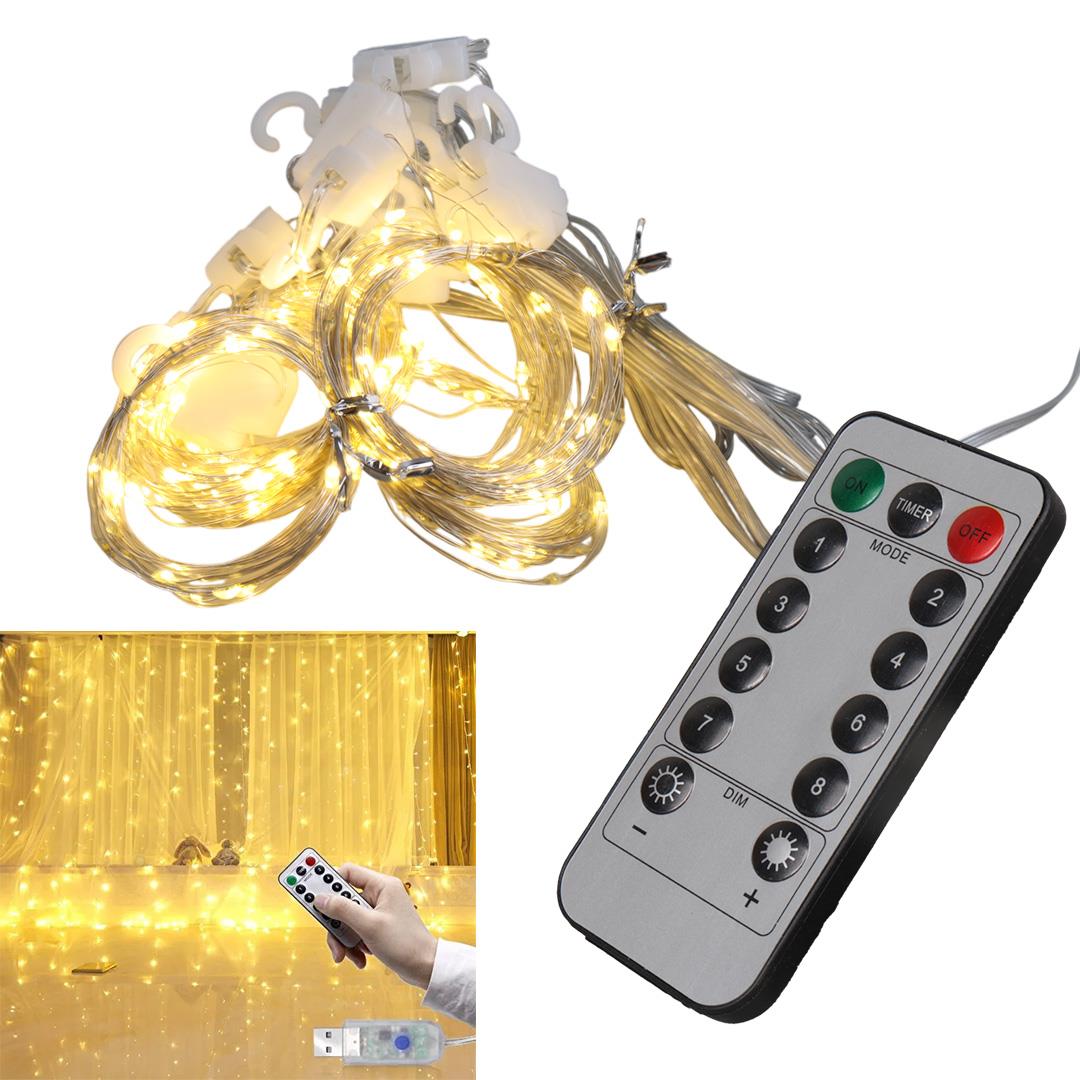 WINNBOSS EKL-11 3X3 300 LEDLİ PERİ LED MOTİFLİ PERDE LED