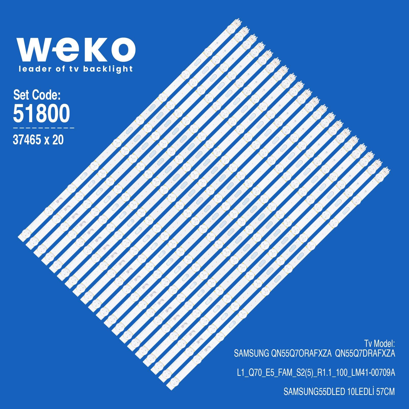 Wkset-6800 37465X20 L1_Q70_E5_Fam_S2(5)_R1.1_100_Lm41-00709A 20 Adet Led Bar Fiyatı - Merter Elektronik