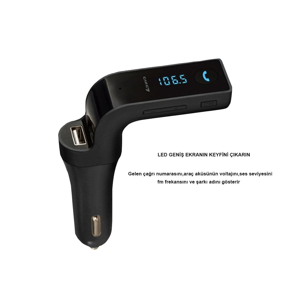 Hello HL-13350 Bluetooth-USB-SD Hafızasız FM Transmitter Fiyatı ...