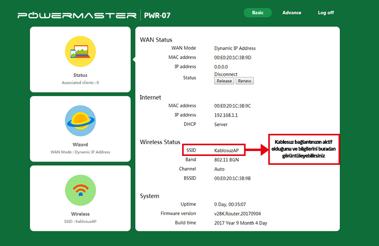 powermaster access point kurulum