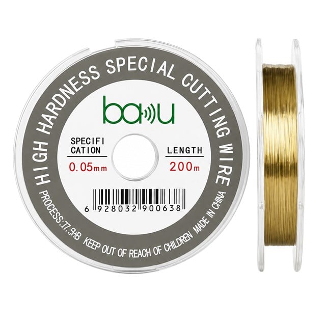 Baku 0.05mm 200 Metre Yüksek Mukavemetli Profesyonel LCD Ekran Ayırma Çelik Teli
