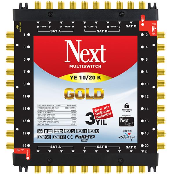 10*20 KASKATLI UYDU SANTRALİ NEXT