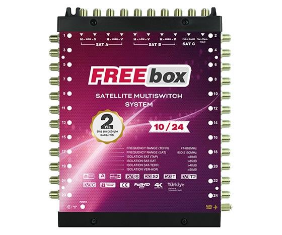 10*24 SONLU UYDU SANTRALİ FREEBOX