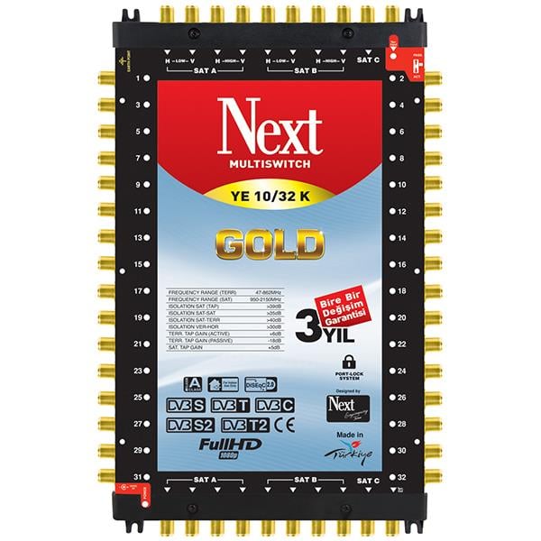 10*32 KASKATLI UYDU SANTRALİ NEXT