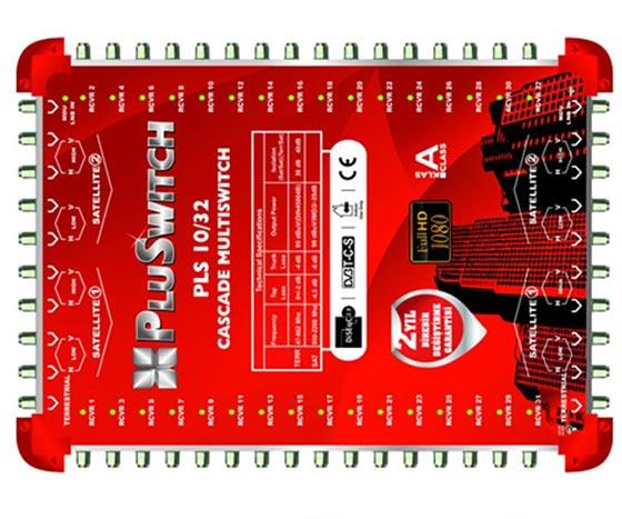 10*32 KASKATLI UYDU SANTRALİ PLUSWITCH