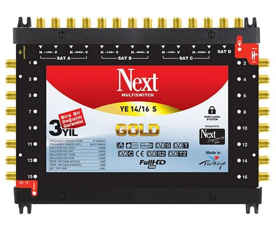 14*16 SONLU UYDU SANTRALİ NEXT