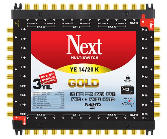 14*20 KASKATLI UYDU SANTRALİ NEXT