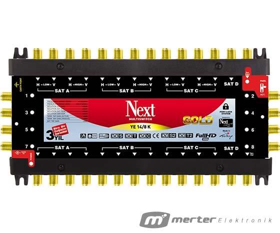 14*8 KASKATLI UYDU SANTRALİ NEXT