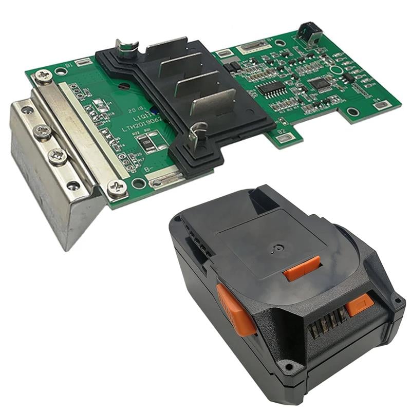 18V 3A LI-ION  PLASTİK KASA PCB PİL ŞARJ KORUMA DEVRESİ RIDGID (LED PİL GÖSTERGESİ)