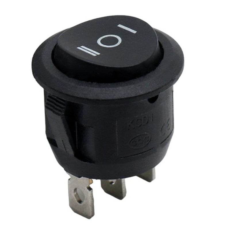 20MM YUVARLAK IŞIKSIZ ANAHTAR 3 KONUMLU - ON-OFF-ON 3P (IC-134) 23X28MM