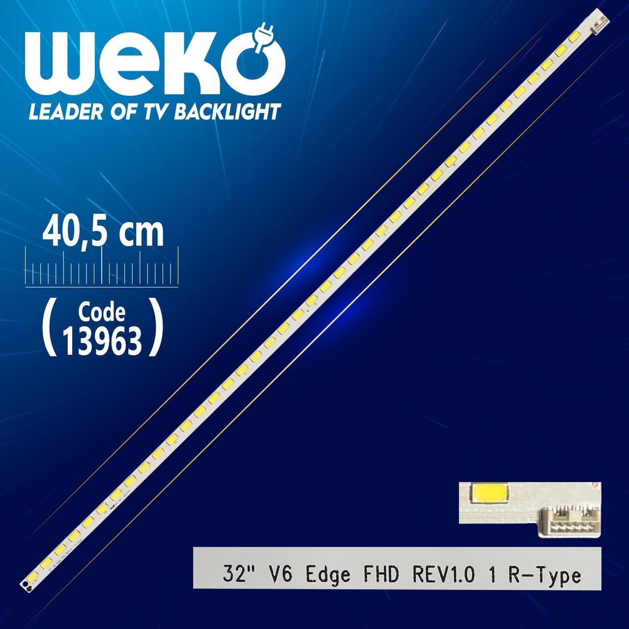32'' V6 EDGE FHD REV1.0 1 R-TYPE 40.5 CM 40 LEDLİ (WK-586)