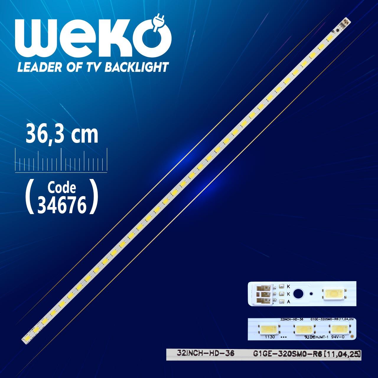 32INCH-HD-36 - G1GE-320SM0-R6 - 36.3 CM 36 LEDLİ (WK-625)