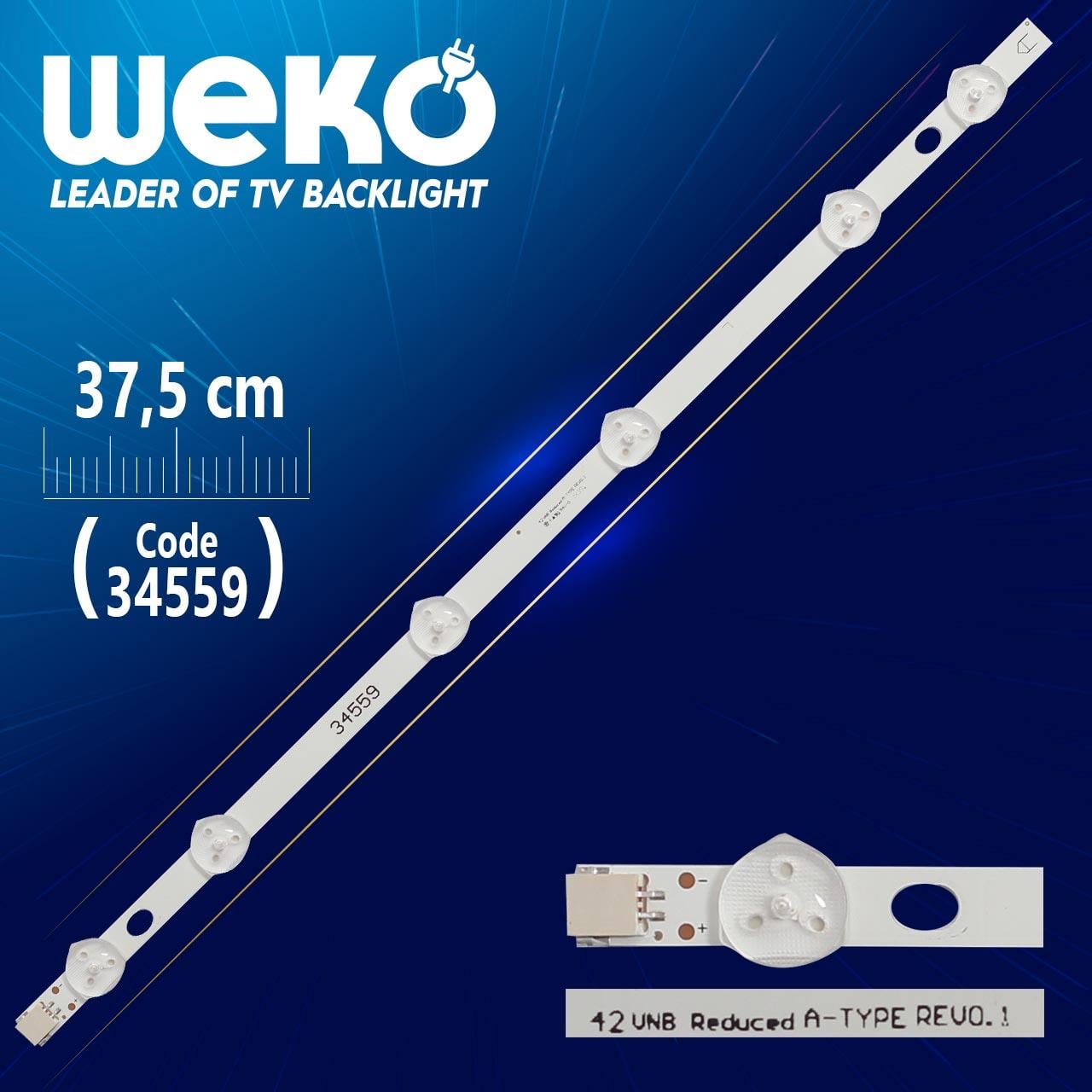 42 VNB REDUCED A-TYPE REV0.1 - 37.5 CM 6 LEDLİ - (WK-105)  34600 İLE AYNI