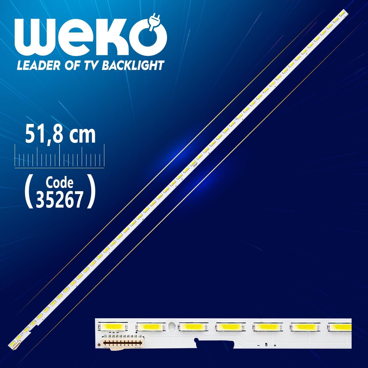 47'' V13 ART TV REV 0.9 6 L-TYPE 6920L-0001C - 51.8 CM 51 LEDLİ - (WK-413)