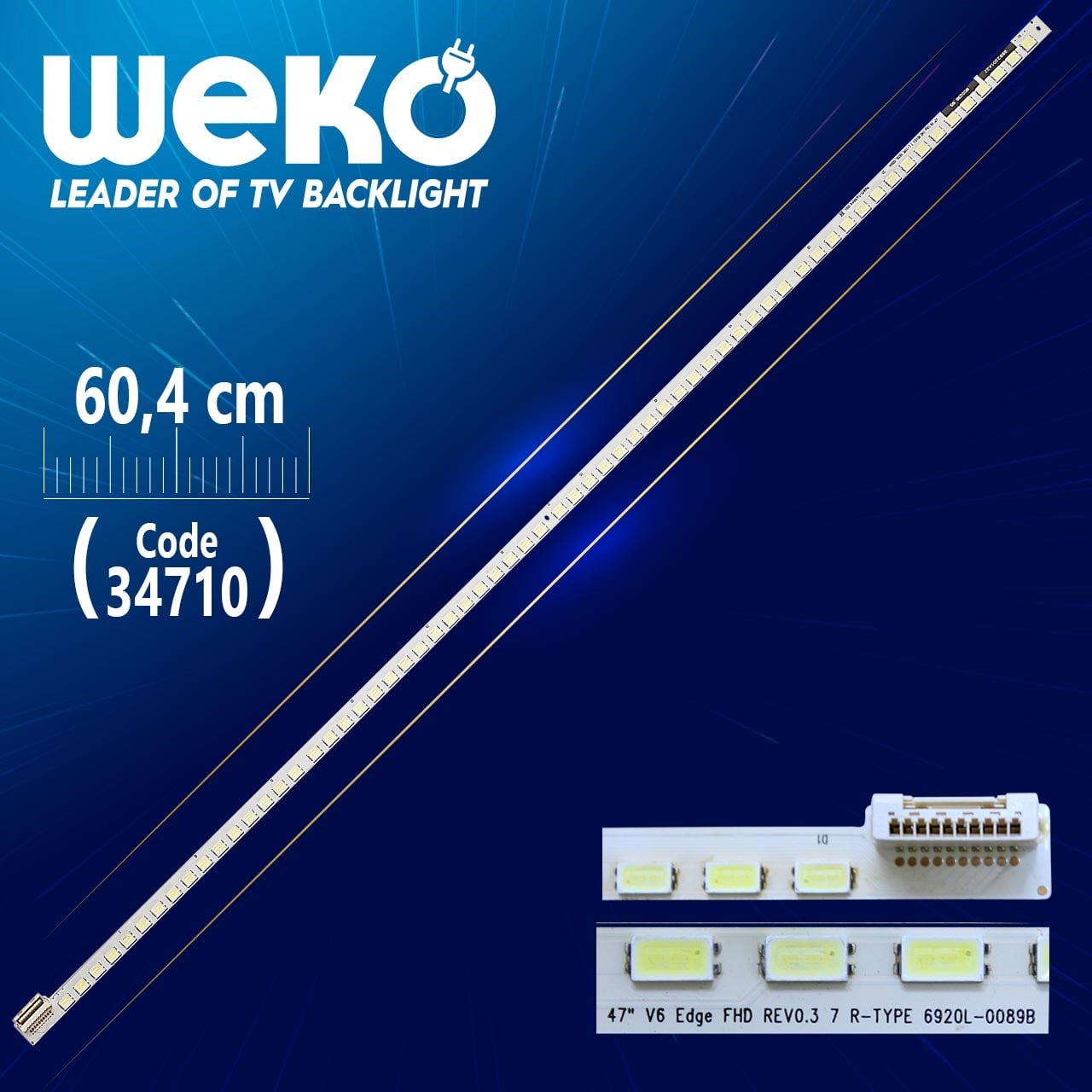 47'' V6 EDGE FHD REV0.3 7 R-TYPE 6920L-0089B - 64 LEDLİ 61 CM - (WK-201)