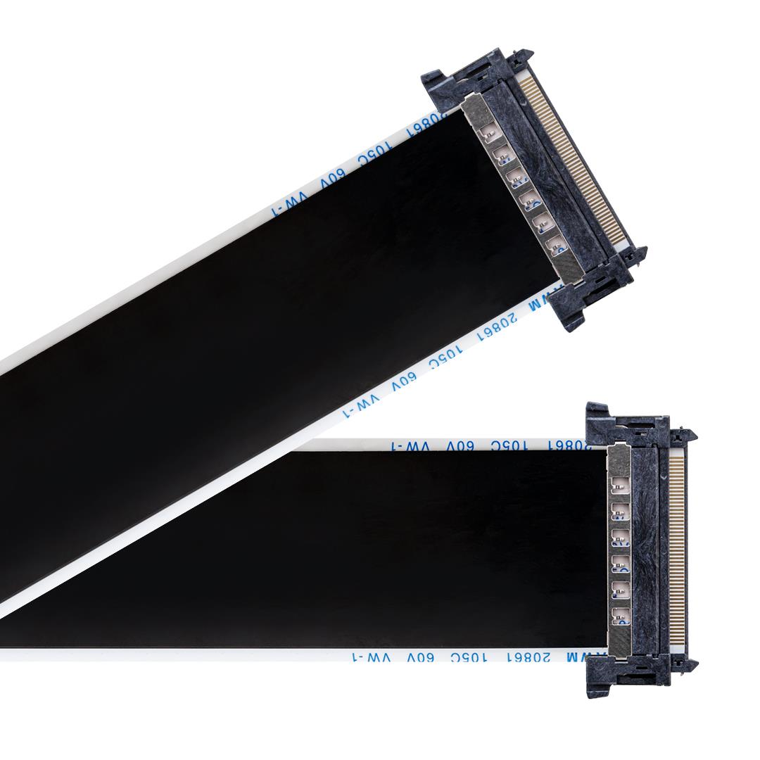 51 PİN AWM 20861 LVDS FLEXİ KABLO FHD TV EN 3 CM BOY 30 CM TERS DÜZ İKİ UCU SOKETLİ