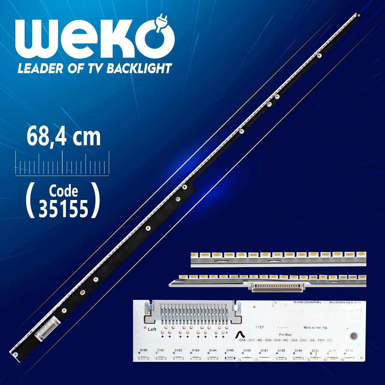 55-5030-LED-MCPCB-L- J6L4-550SMB-R2  112 LEDLİ  68.4 CM - (WK-242)
